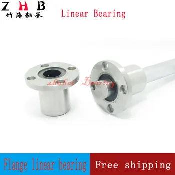 

10pcs LMF8UU 8x15x24mm Round Flange Linear Bushing Ball Bearing 8mm linear System Router Shaft Bearing CNC