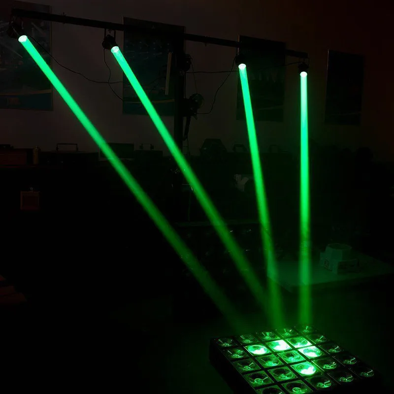 1 Вт RGBW светодиодный сценический светильник ing PinSpot луч Точечный светильник Профессиональный DJ диско вечерние KTV подсветка сценический светильник - Цвет: Green Light