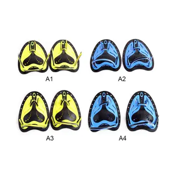 

Hand Swim Training Paddles Adjustable Diving Hand Fin Flippers Flat Paddles Diving Gloves padel for Men Women Kids