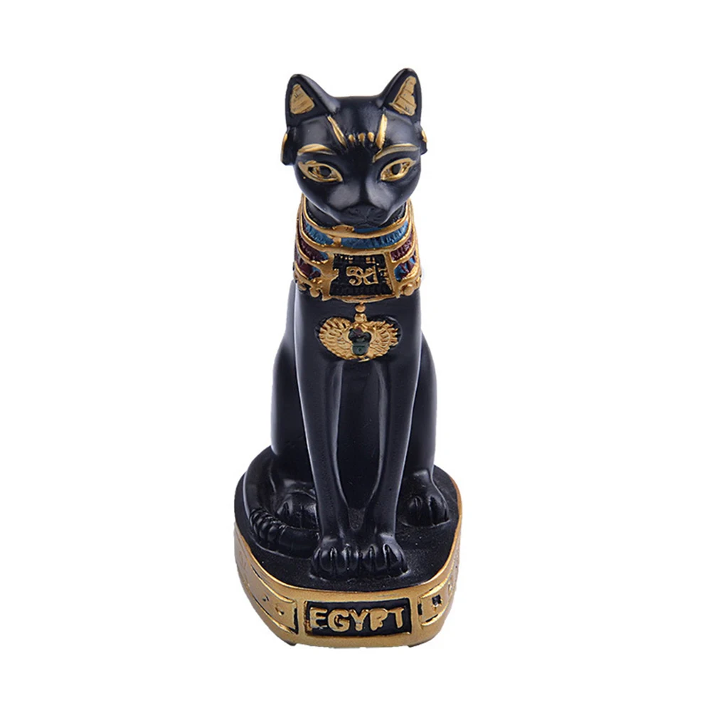 Последняя египетская статуя кота, статуэтка, украшение, винтажная Статуя Кошки богини Бастет, садовый домик, высокое качество, Прямая поставка