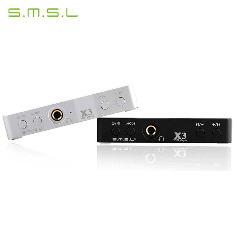 

SMSL X3 Lossless Hifi Streaming Media Player,support Wifi/usb/sd Card Playing Mode , Built-in Headphone Amp