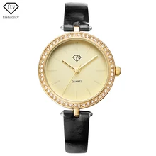 FTV Enterprise Vogue Faux Diamond Girls Watch Date Elegant Excessive High quality Wristwatch Ladies Out of doors Leisure New 2017 Relojes Mujer