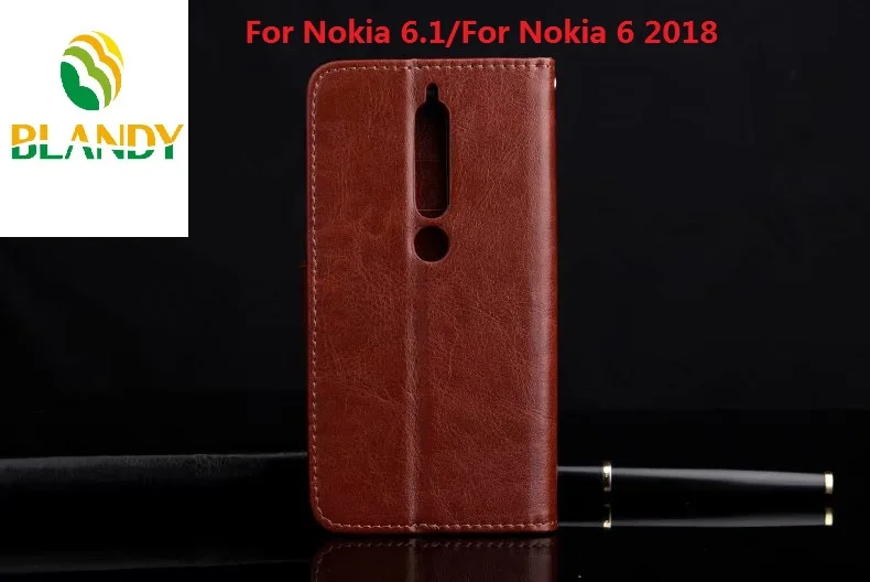 10 шт./лот для Nokia 6,1 Crazy Horse кошелек кожаный чехол с рамкой для Фото чехол для Nokia X6 6 7 plus 8 Sriocco