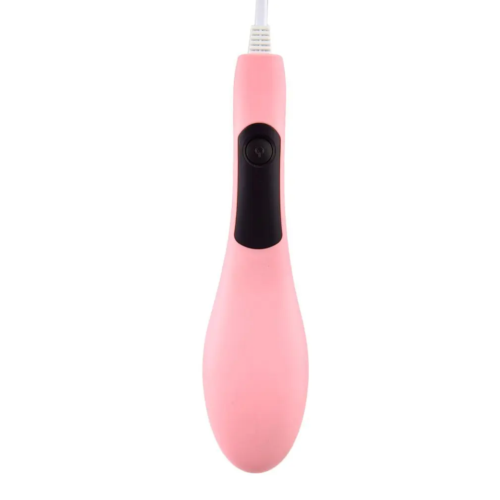 Portable Lightweight Electric Fast Hair Straightener Brush Anti Static Anti Scald Ceramic Hair Brush for Dry Hair dropshipping