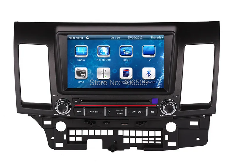 Clearance 8" Head Unit Car DVD Player for Mitsubishi Lancer 2007-2013 wtih GPS Navigation Radio Bluetooth TV SD USB AUX Audio Navigator 0