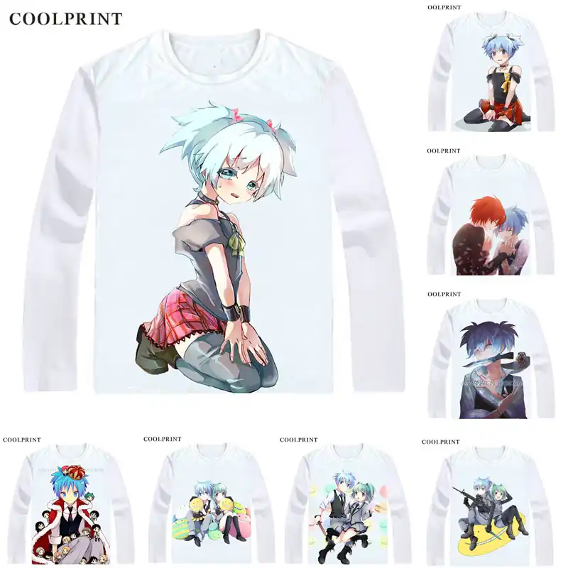 Assassination Classroom Ansatsu Kyoushitsu T Shirt Long Sleeve Assassination Classroom Ansatsu Kyoushitsu T Shirt Long Sleeve
