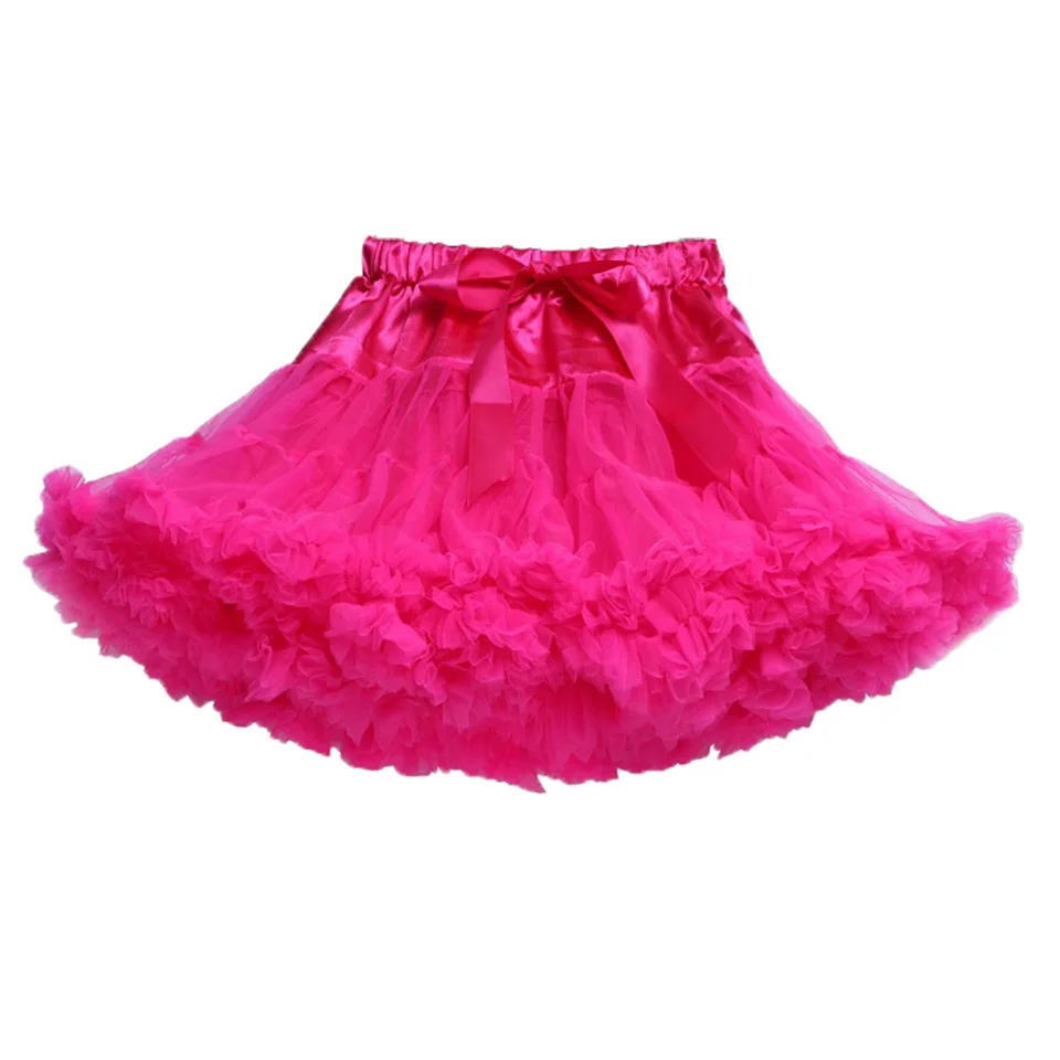 Женская юбка Экстра-пушистый для взрослых, вечерние юбки-пачки для взрослых, модные мини-юбки для девушек - Цвет: Rose