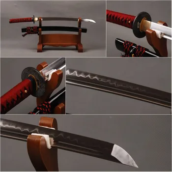 

Noble Home Decoration Full Tang 1095 Carbon Steel Clay Tempered Japanese Wakizashi Fully Handmade Sharp Samurai Sword