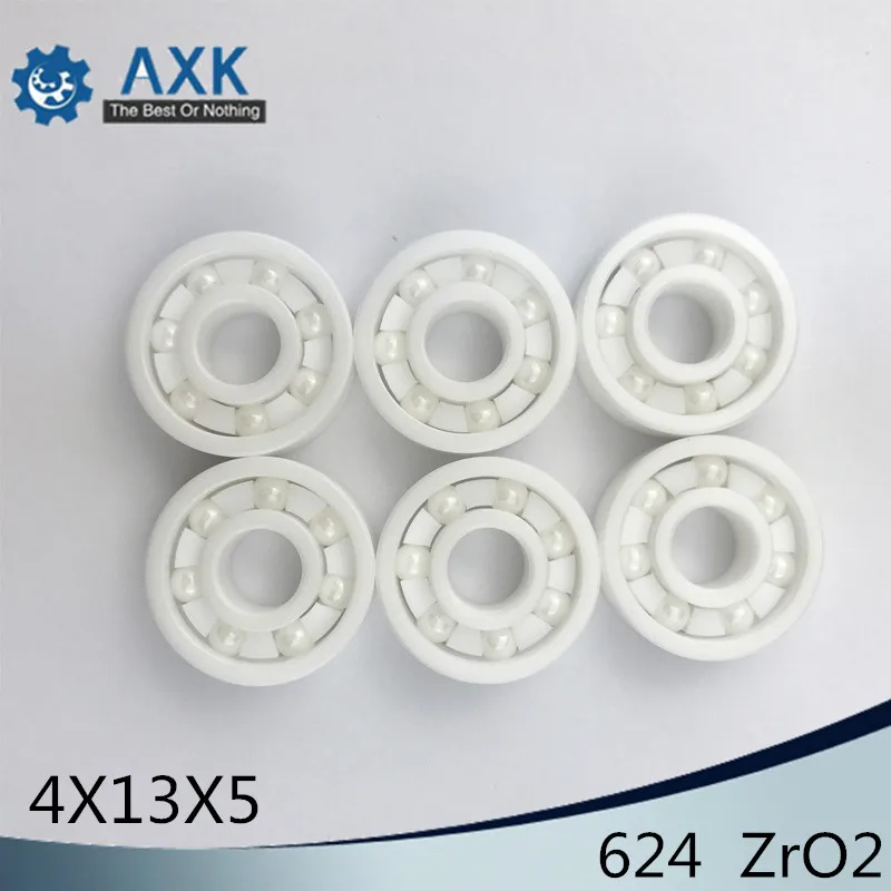 624 Full Ceramic Bearing ( 1 PC ) 4*13*5 mm ZrO2 Material 624CE All Zirconia Ceramic Ball Bearings