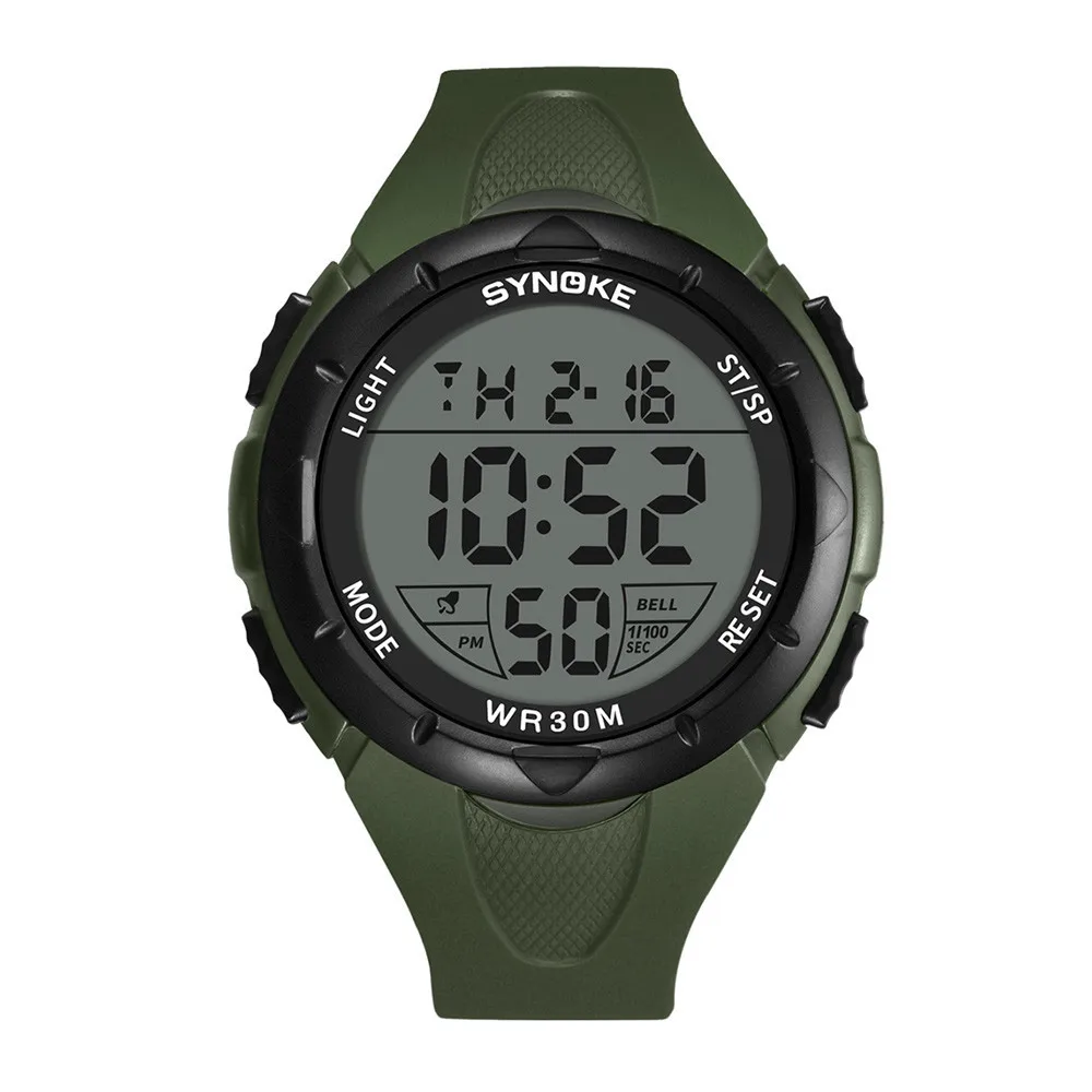 

SYNOKE Multi-Function 50M Waterproof Watch LED Digital Double Action Watch digital watch montres hommes