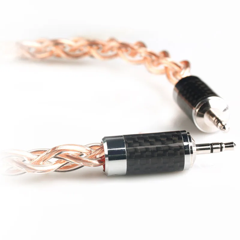 

Xiao Fan D20 Cu 3.5mm to 3.5mm Custom interface Cable Aux Audio Cable for Car/Headphone/power amplifier/Oneplus 5t