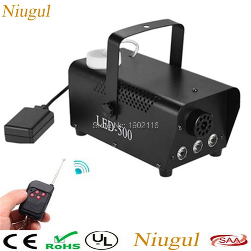 

Niugul 500W LED Fogger/Wireless Control 500W Smoke Machine With RGB LED Light/500W Fogger Machine For Disco Party DJ Equipments