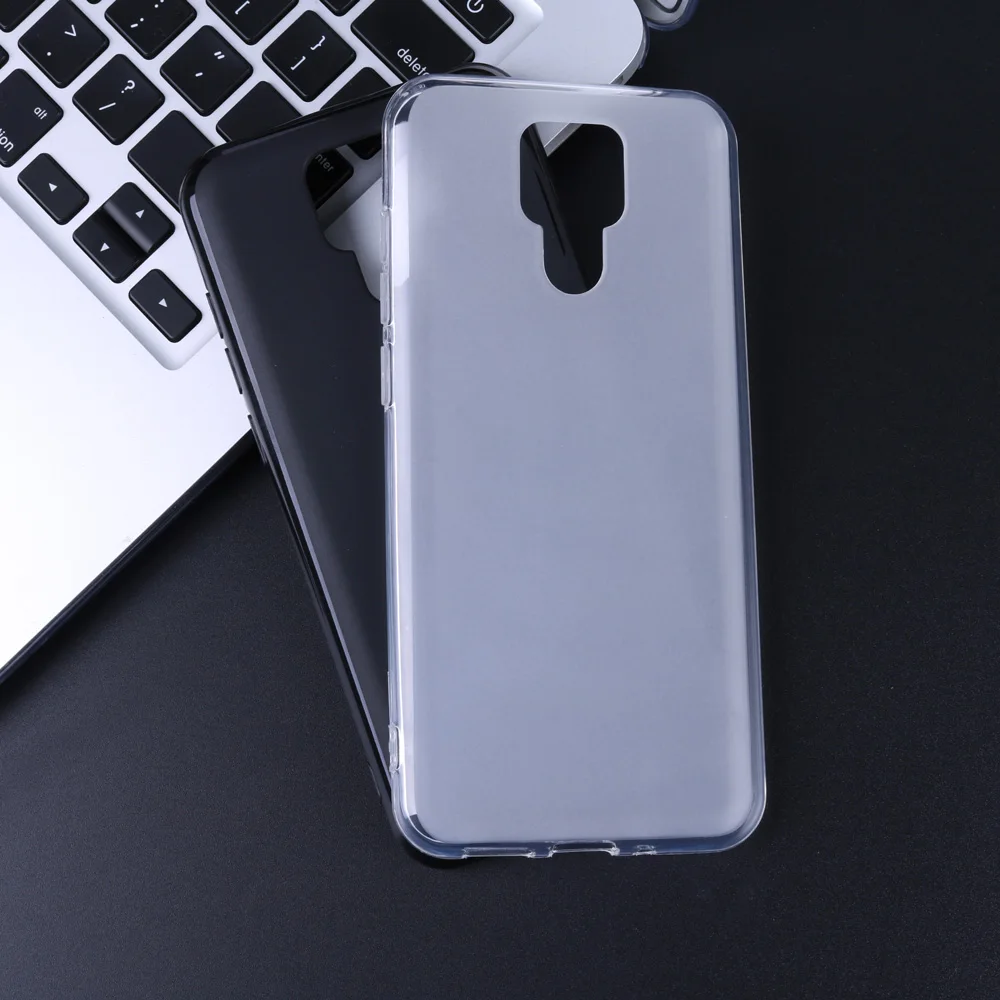

For Ulefone Power 6 Case Phone Matt Cover TPU Soft Silicone Plain Dirt-resistant for Ulefone Power 6 Matt Black Back Phone Cover