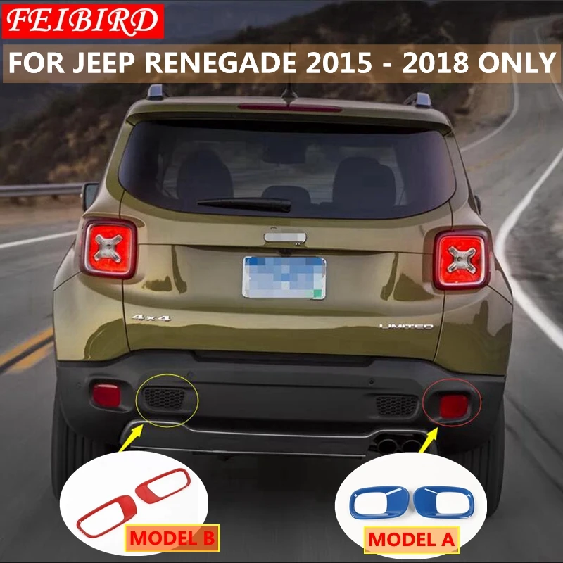 Exterior Parts For Jeep Renegade 2015 2016 2017 2018 Rear Rear Trunk Tail Bumper Hook Decor Ring Frame Molding Cover Kit Trim Exterior Parts For Jeep Renegade 2015 2016 2017 2018 Rear Rear Trunk Tail Bumper Hook Decor Ring Frame Molding Cover Kit Trim