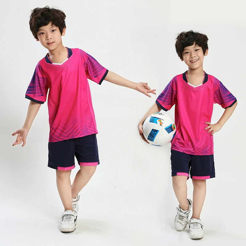 

Boys girls survetement football jerseys kids soccer sets training suits team sport kit clothing breathable print customized draw