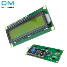 Плата модуля с желтой цифровой подсветкой 16x2 для Arduino IIC I2C TWI