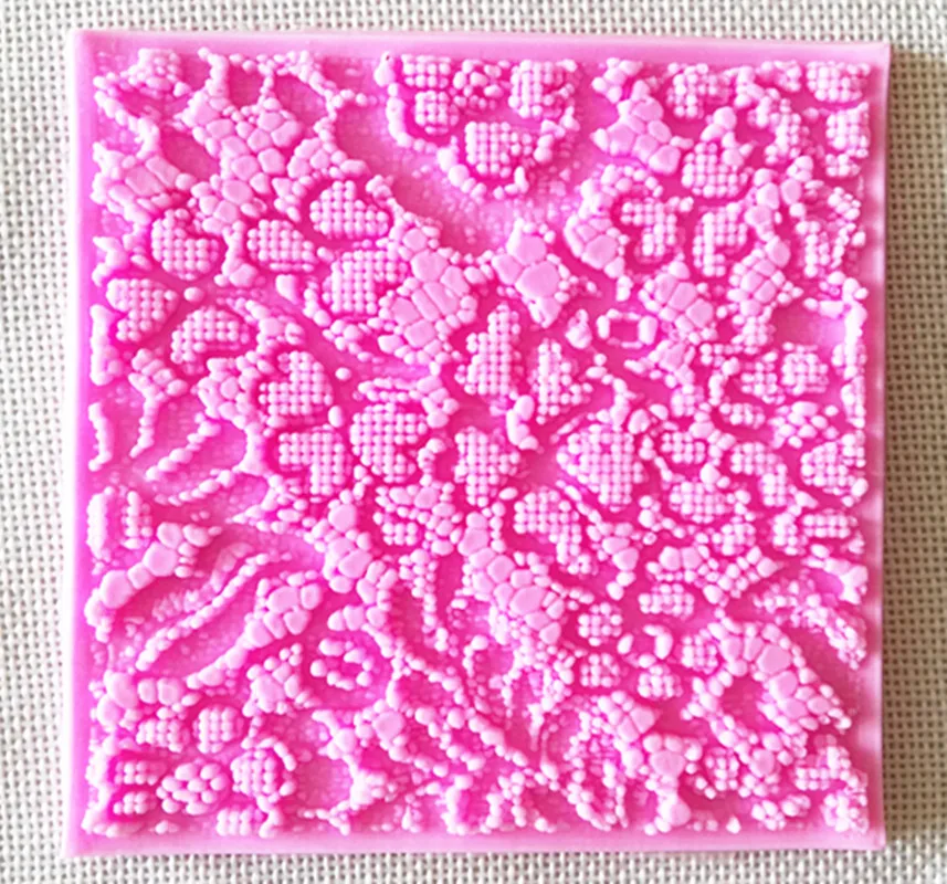 

1294 Flower Pattern Lace Mold Fondant Sugar Mold Cupcake MoldCake Decoration Mold Kitchenware DIY Tool