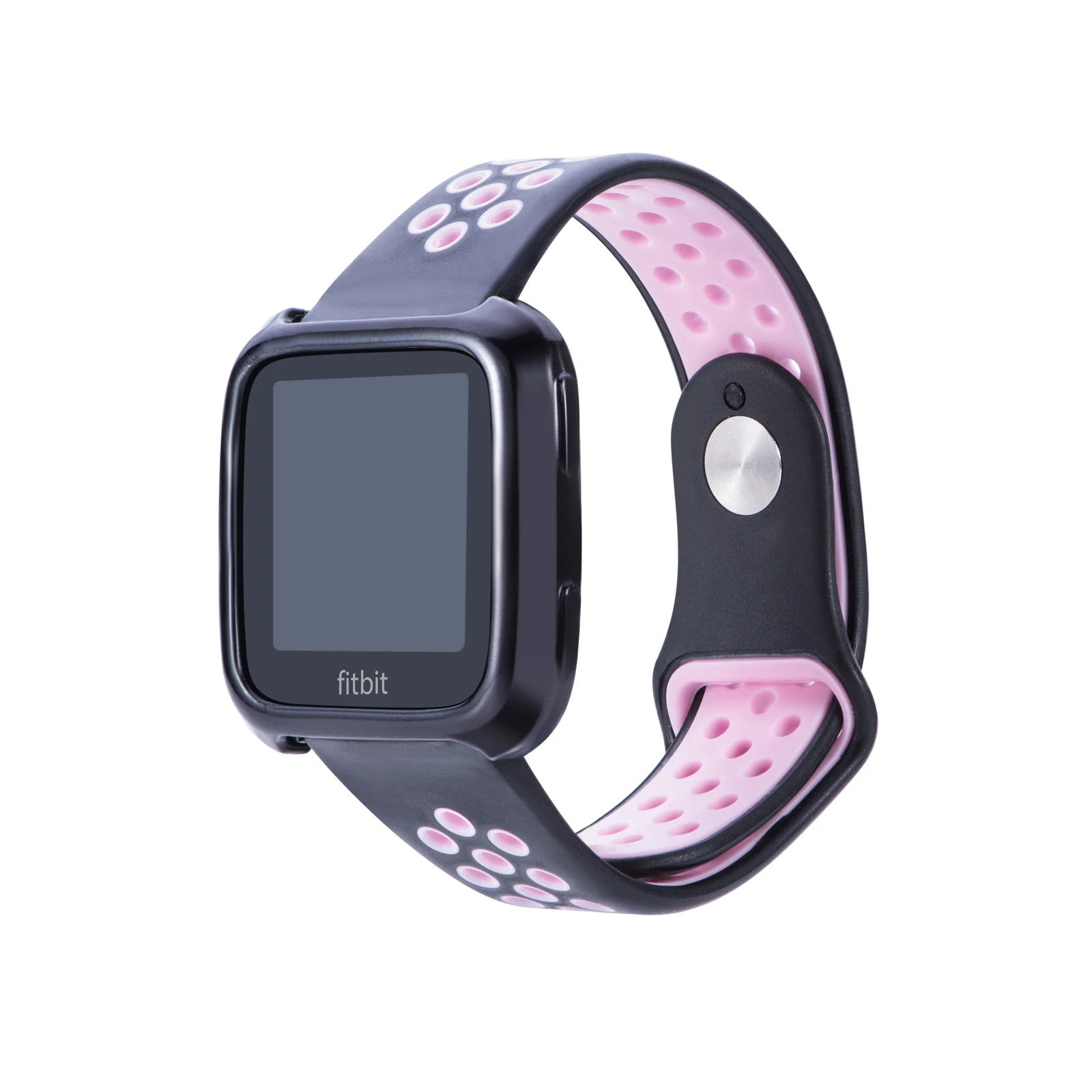 Electroplated TPU Protective Cover Case Watch Shell Frame Housing Guard Protector for Fitbit Versa Smart Watch Skin Accessories