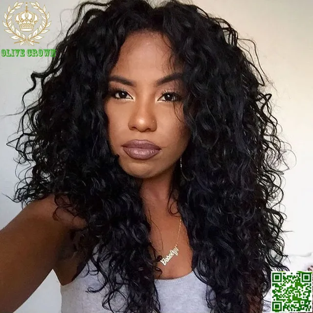 Virgin Brazilian Curly U Part Wig Human Hair Loose Curl ...