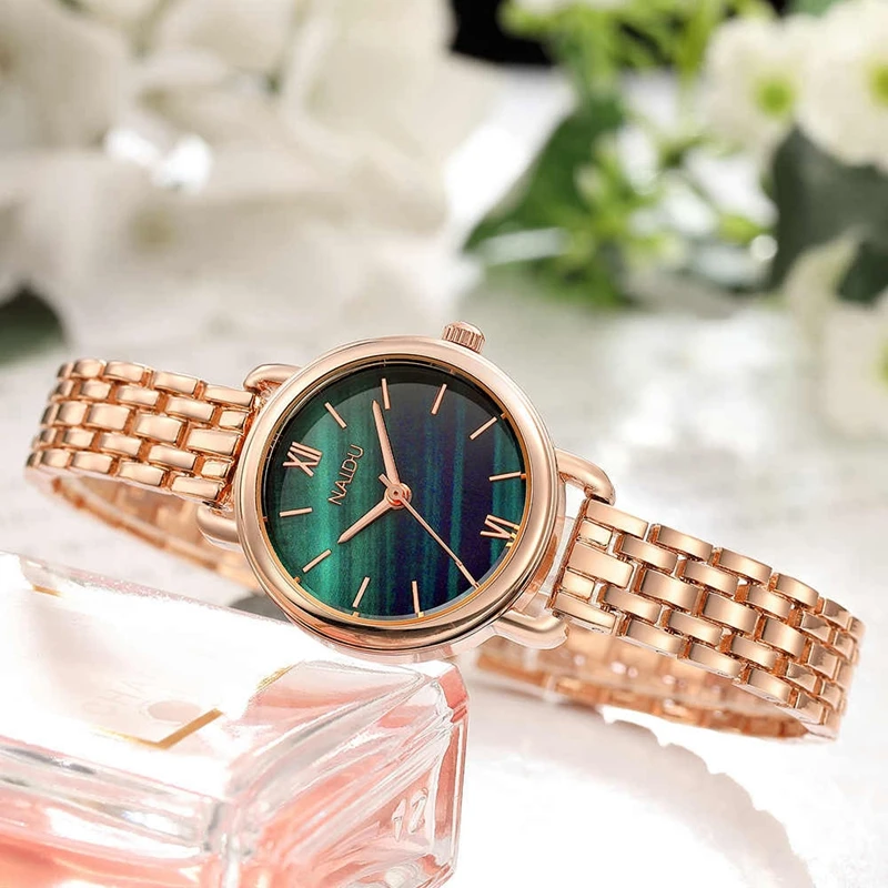 

Fashion Bracelet Watches Women Luxury Brand Stainless Steel Ladies Quartz Dress Wristwatch Marble Chain Watch for Woman Clock