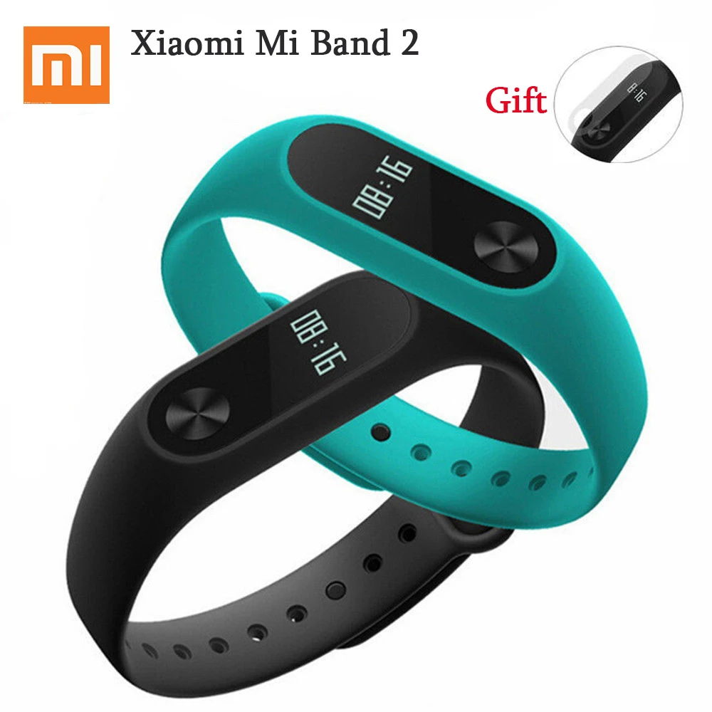 Запасной Xiaomi mi Band 2 браслет с сенсорный экран OLED Поддержка мониторинга сердечного