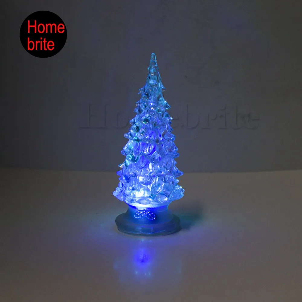 Mini Flashing Christmas Tree 4 Colors Sparkling Changeable LED Tree