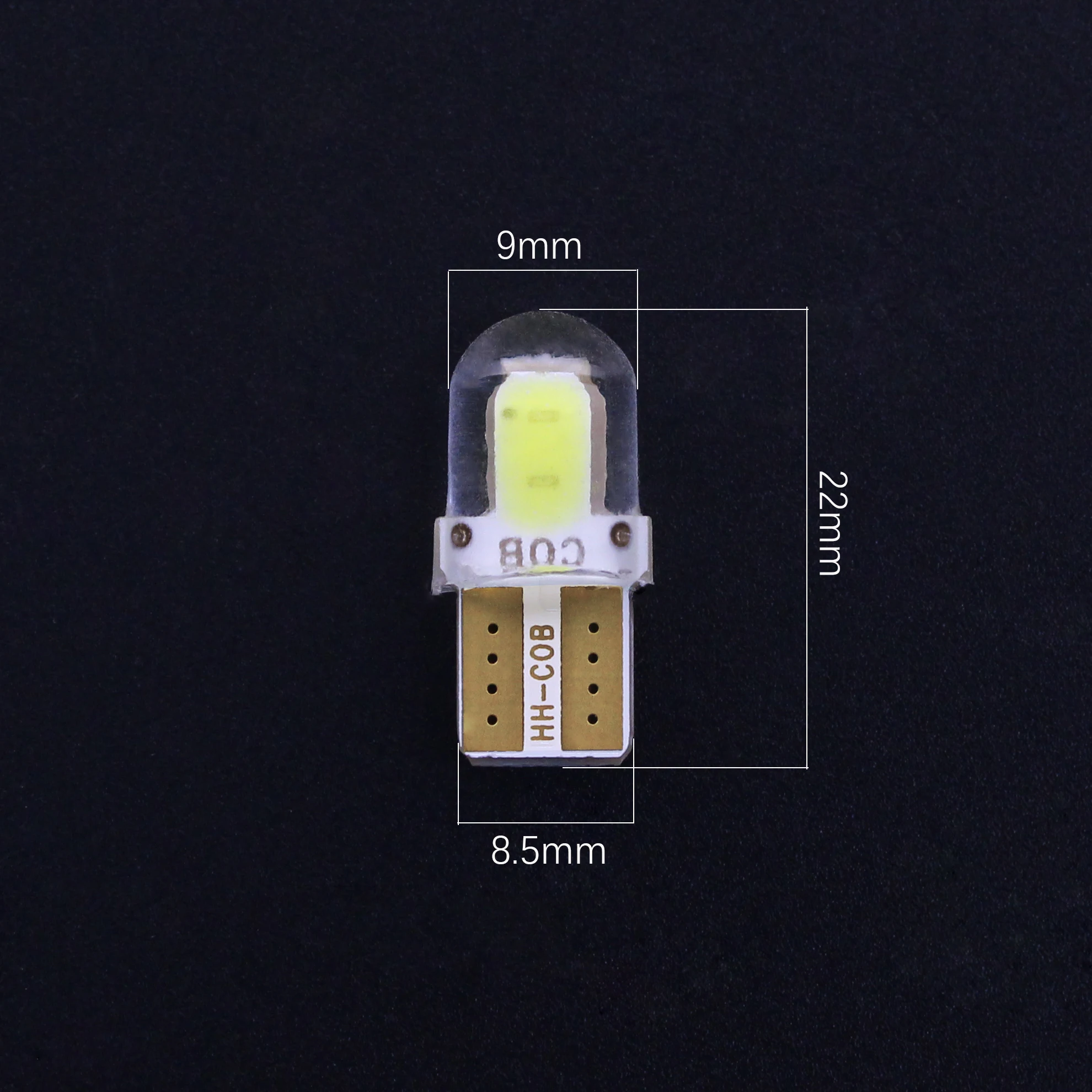 2 шт. светодиодный W5W T10 194 168 W5W COB 8SMD светодиодный парковочная лампа авто Клин габаритный фонарь с can-bus яркая кварцевая белый лицензионный Светильник лампы