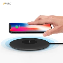 

Vrurc 10W Fast Wireless Charger For iPhone X 8 Plus For Samsung S8 S9 Note 8 Xiaomi Mix 2s Qi Wireless Desktop Charging Pad