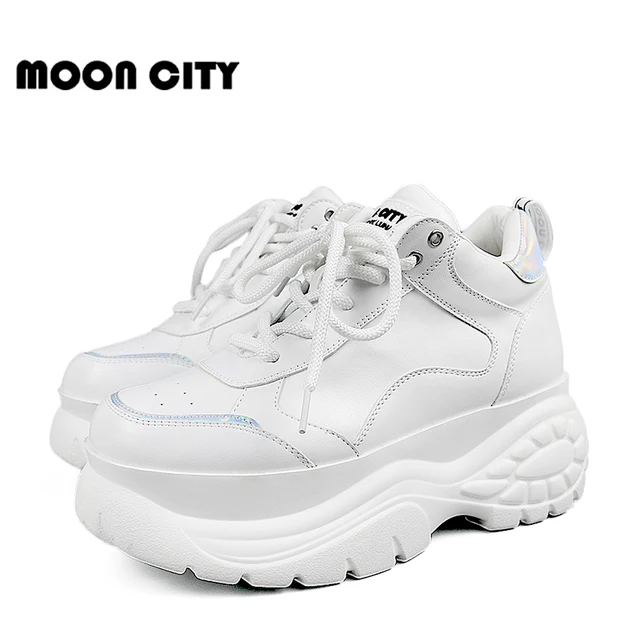 US $23.40 Women Shoes 2019 Chunky Sneakers Women Vulcanize Shoes Femme Platform Sneakers Trainers Casual Shoe