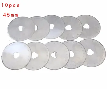 

10 pcs SKS-7 45MM Rotary cutter blades Patchwork Fabric Leather Craft Circular Paper Colth Cut Refill Sewing Quilting fits