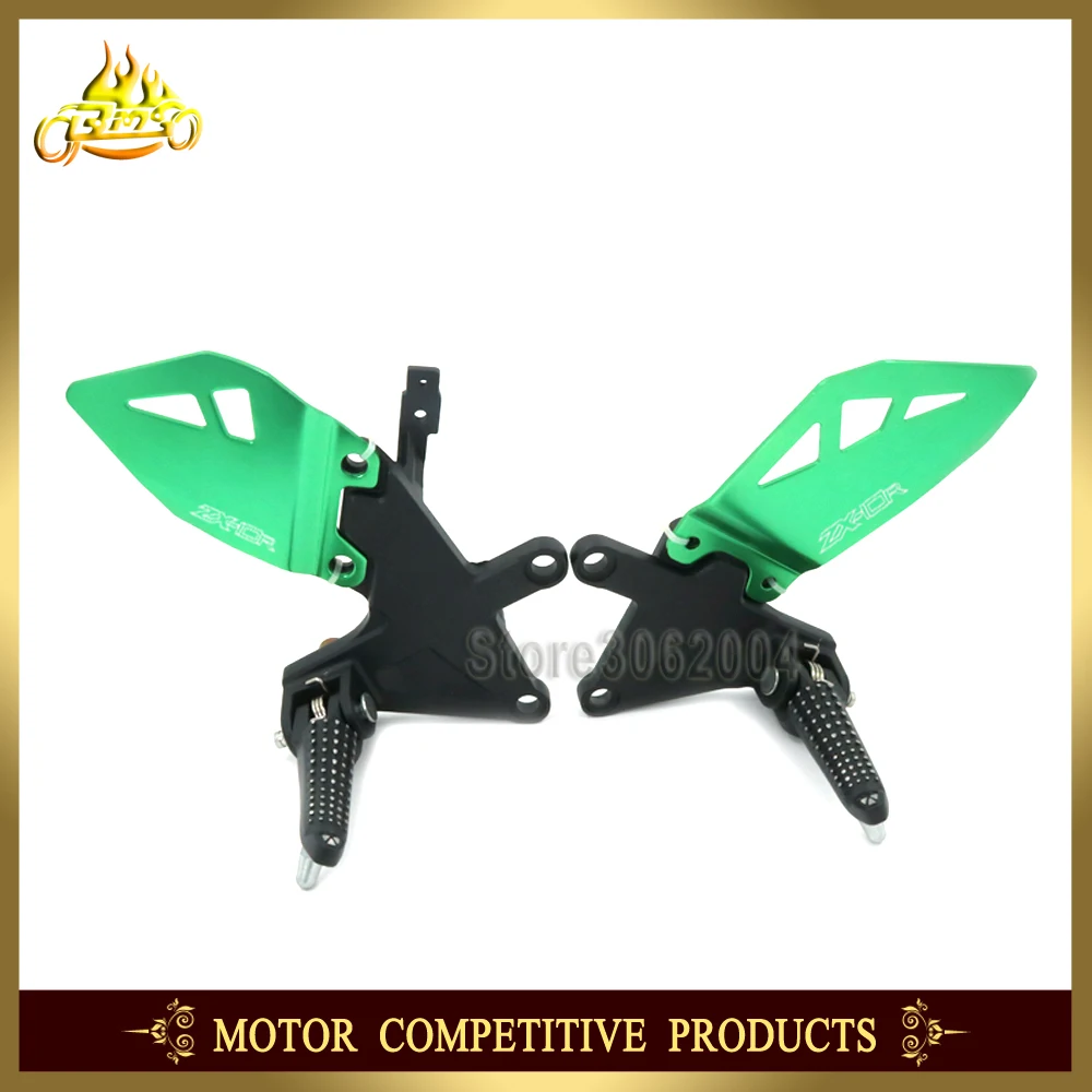 

Left Right Front Rider Footrest Control Kit Foot Pedal Peg Mount Bracket Motorcycle For KAWASAKI ZX-10R zx10r NINJA 2011-2017 16