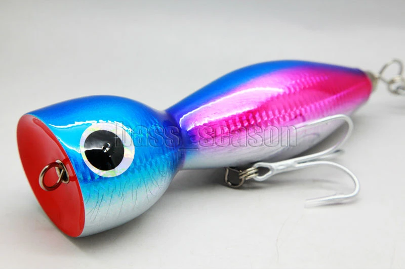 海水gtポッパー 155 グラム 7 トップウォーター表面海釣りルアー木製trevallyマグロの餌 Tuna Bait Sea Fishing Luresfishing Lure Aliexpress