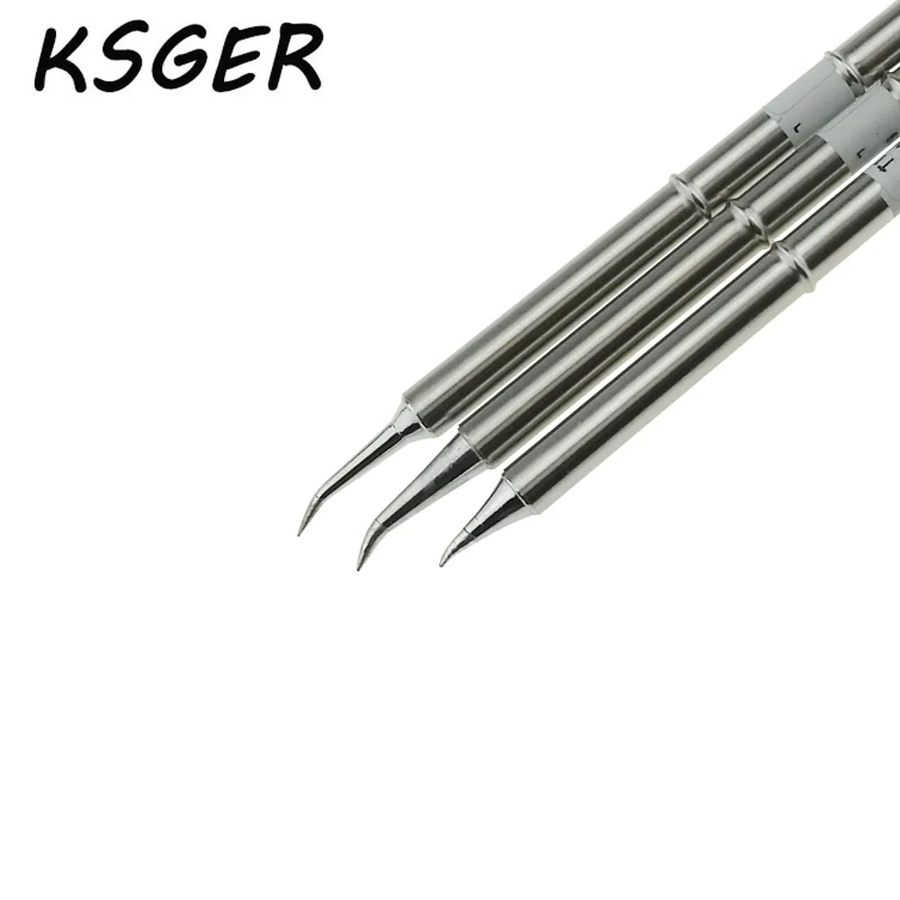 KSGER T12 наконечники для паяльника женская модель STC или LED STM32 O светодиодный