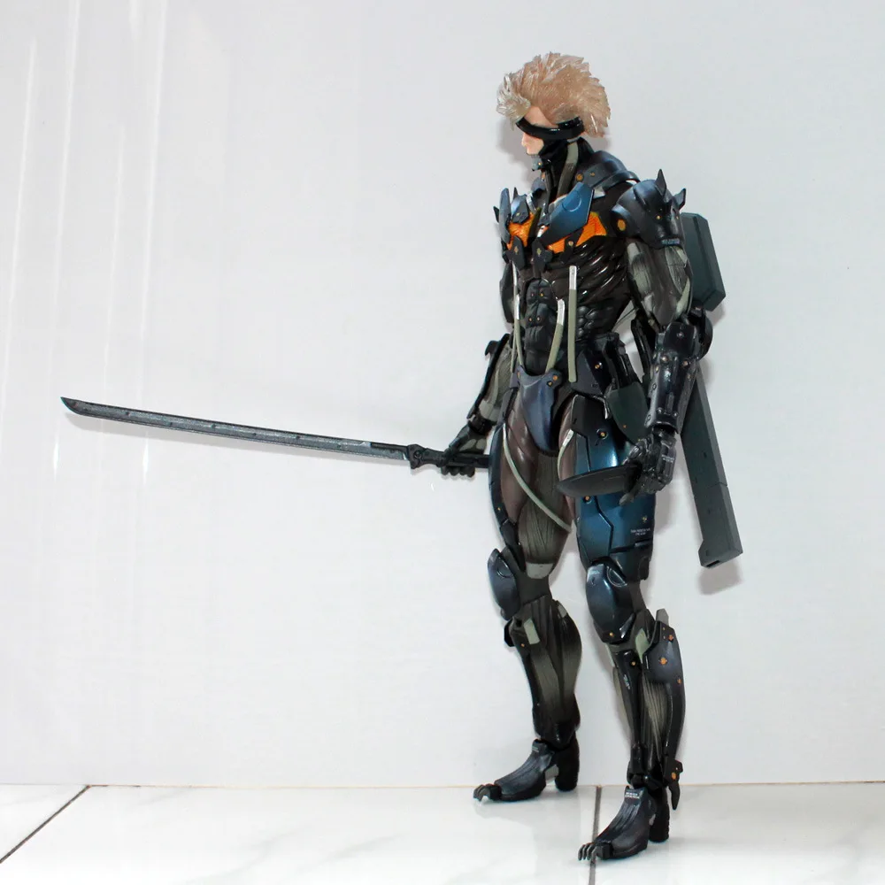 Play Arts Kai Metal gear цельное металлическое снаряжение Rising Revengeance Raiden фигурка 27 см Play Arts ПВХ фигурка куклы игрушки Детский подарок