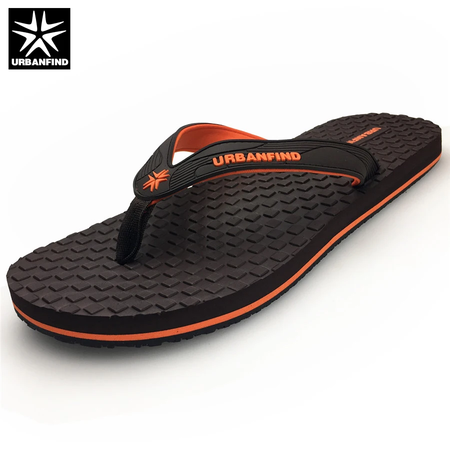 

URBANFIND Breathable Light Men Summer Flip Flops Big Size 41-46 Man Casual Slippers For Beach / Home