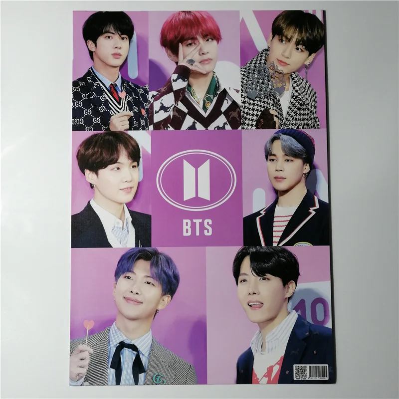 8*(42x29 см) Новые Bangtan Плакаты для мальчиков наклейки на стену подарок KPOP звезды v Bangtan мальчики SUGA Eat Jin j-hope плакаты наклейки на стену