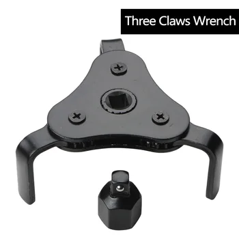 

Auto Oil Filter Wrench Car Repair Tools Adjustable Two Way Oil Filter Wrench 3 Jaw Remover Tool For Cars Trucks 53-108mm