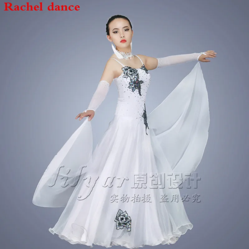 

Ballroom Dance Competition Dresses Customized For Girl Ballroom Standard Dance Dress Juvenile Dance COSTUME Stage Ballroom Dress