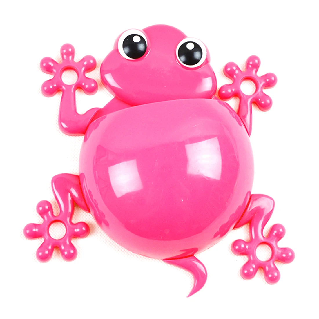 Gecko держатель зубной щетки мультфильм присоска настенная присоска крюк зубная щетка держатель домашний декор для детей аксессуары для ванной комнаты - Цвет: Rose Red