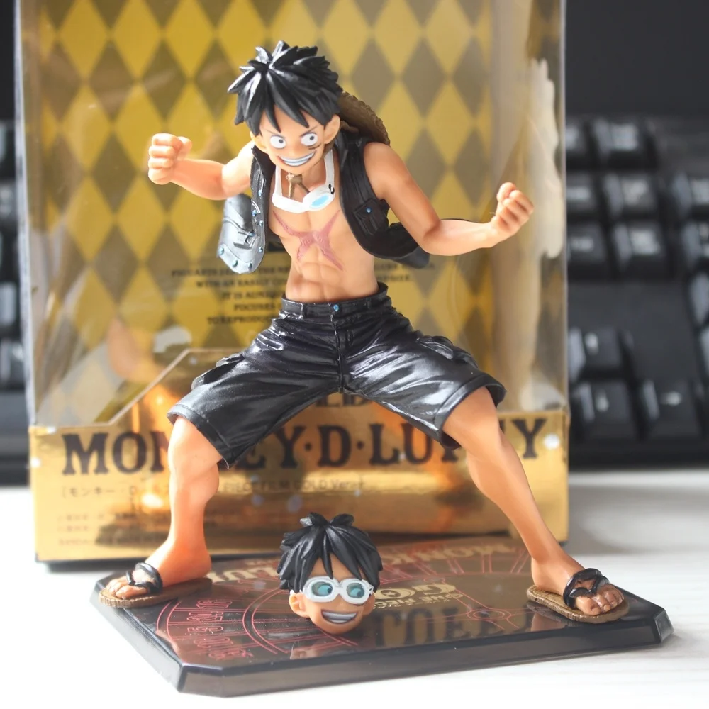 Anime One Piece Film Gold Figurine Monkey D Luffy PVC ACGN Action