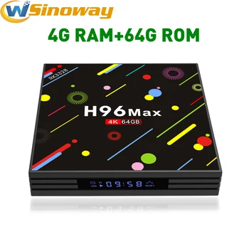 

4K Smart Android 7.1 TV Box H96 MAX H2 4G 64G RK3328 5G Wifi Bluetooth 4.0 KD player With Display Screen HDR10 Media player
