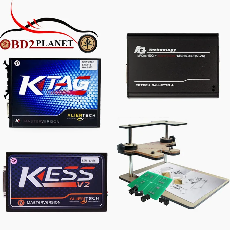 2017 выпуска KTAG V2.13 HW V6.070 KESS V2 V2.32 V4.036 FGTECH V54 Galletto 4 BDM кадр без время ограничено чип ECU