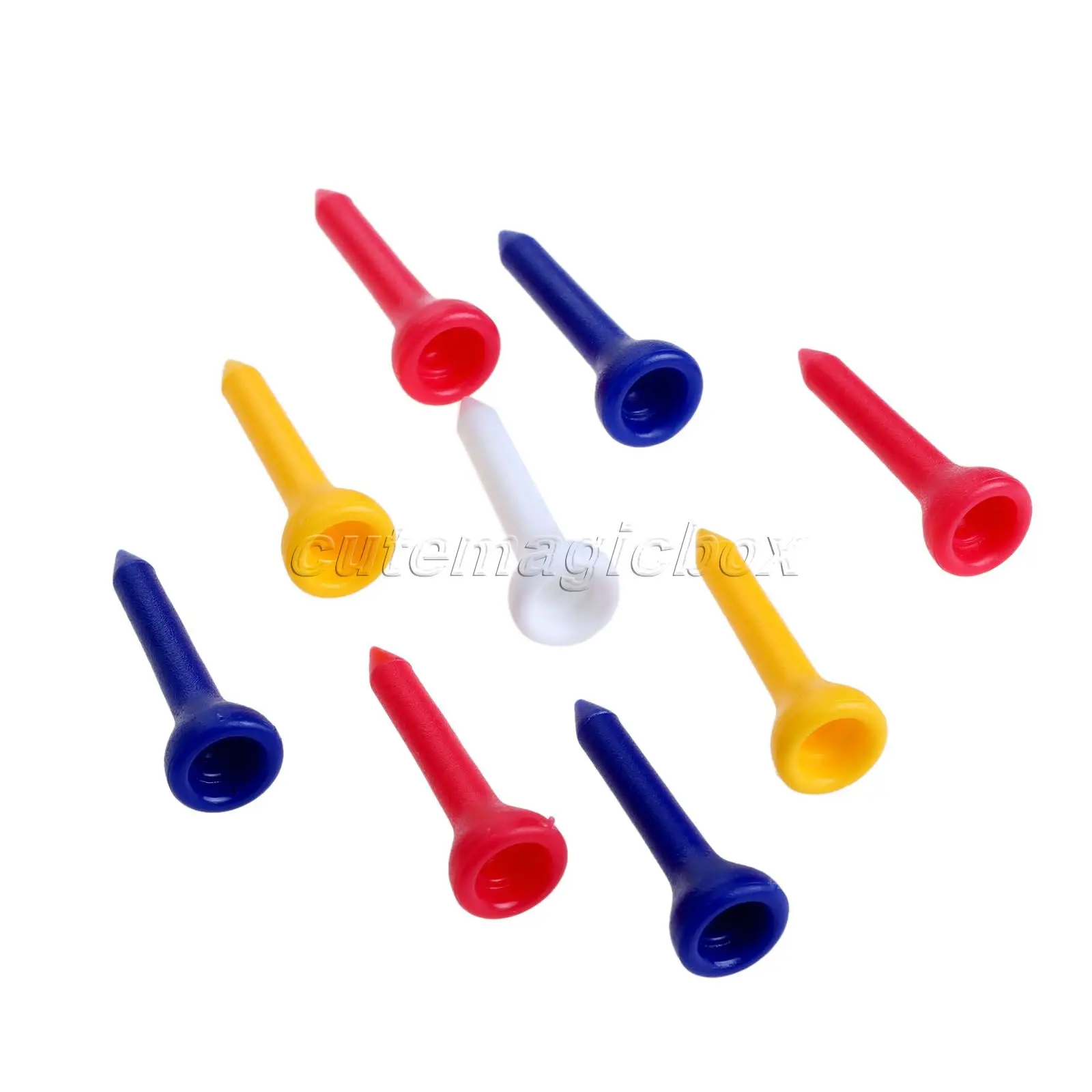 Buy 100Ps/Pack 36mm 1 3/8 Inch Plastic Golf Tees Mixed