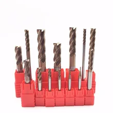 

Special price HRC60 4 slot 4mm 8mm 10mm 12mm high quality alloy tungsten steel milling cutter metal face milling tool CNC tools