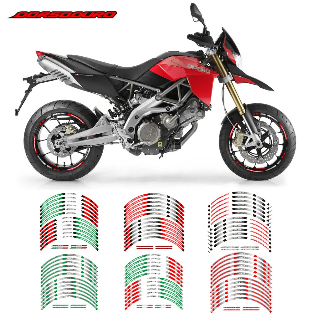 Наклейка на внешний обод мотоцикла 17 дюймов наклейки колеса для Aprilia DORSODURO 750