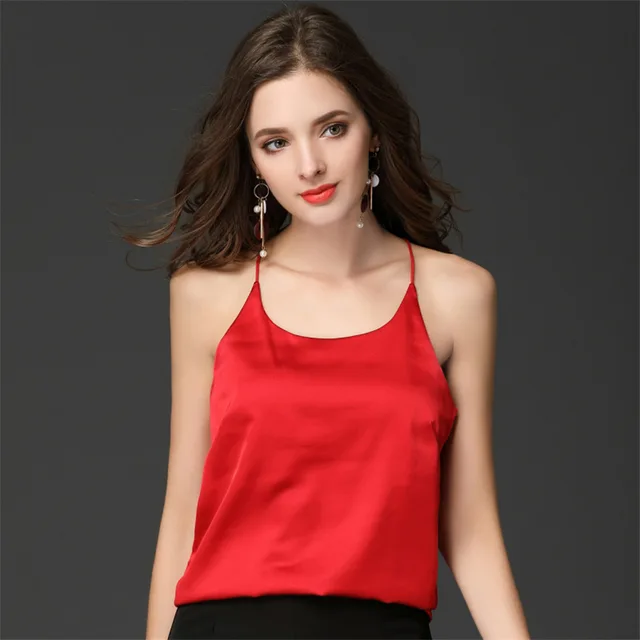 2018 Women Camis Silk Top Women Camisole 3XL Plus Size Summer Sexy ...