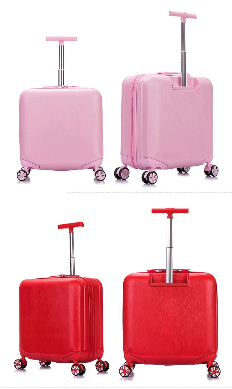 18''20 inch travel suitcase Cabin luggage spinner wheels Rolling luggage carry on Trolley luggage for kid girls travel bag