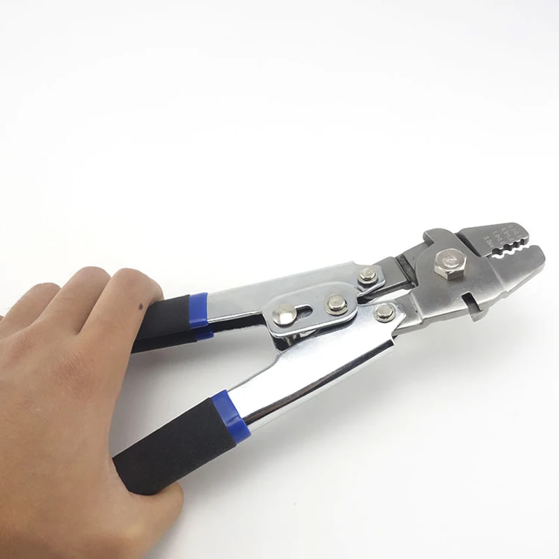 Crimping Tool with Cutter Fishing Crimping Pliers Wire Trace Rig Making