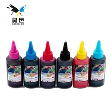 100 мл* 6 чернила для заправки чернил комплект для Epson Все настольные струйные картридж для принтеров 6 цветов 6 шт. в комплекте