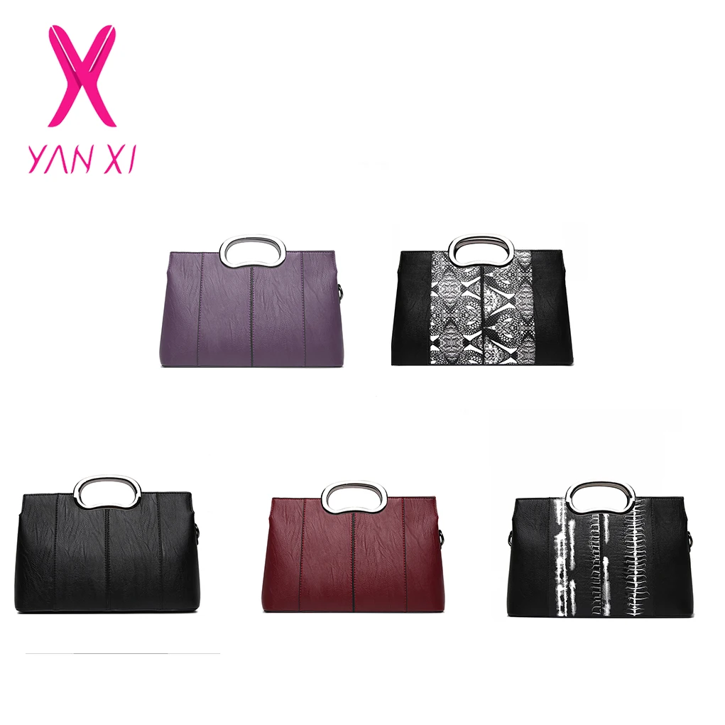 YANXI новые кожаные сумки роскошные женские дизайнерские основная Женская сумка